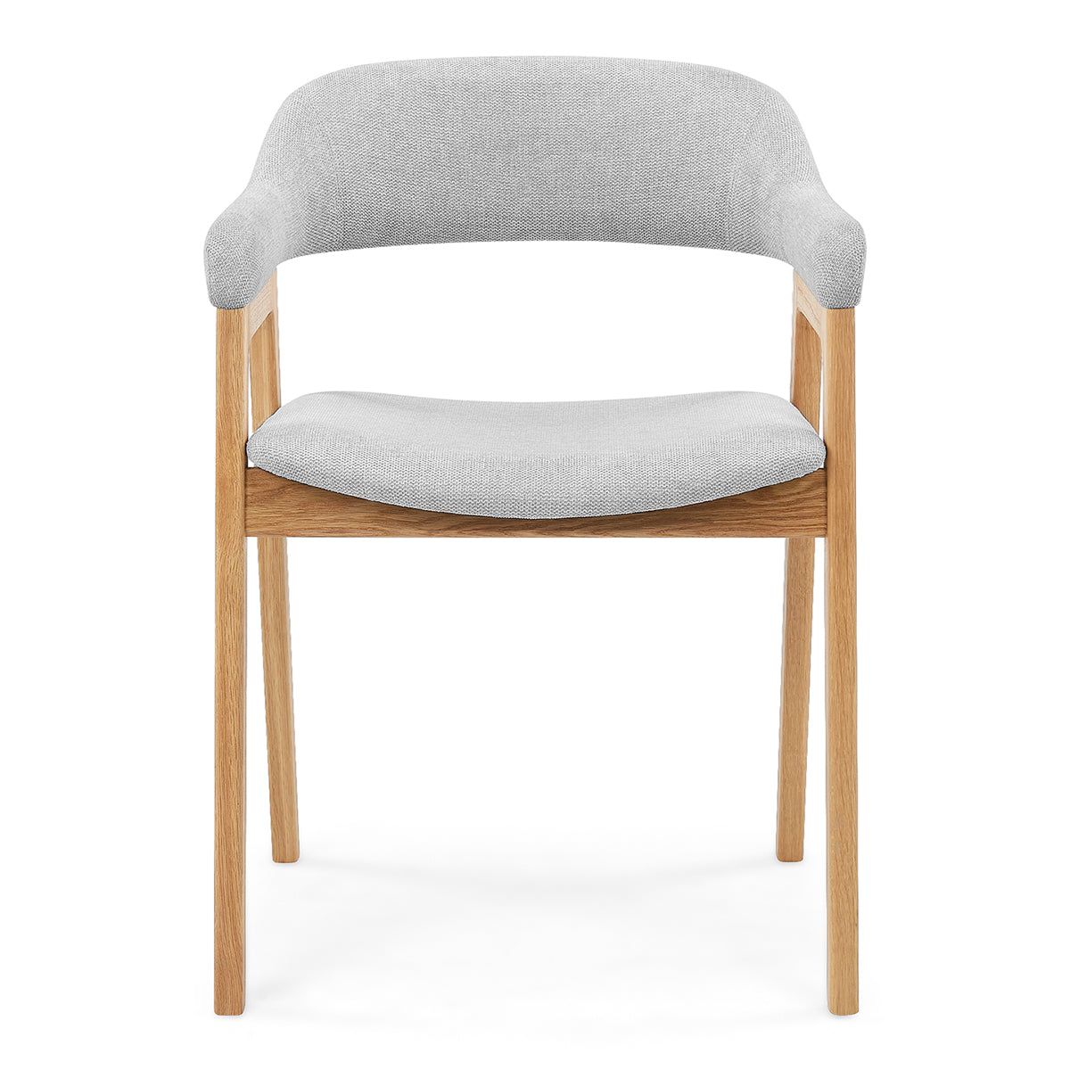 Chaise de salle à manger en tissu Santino