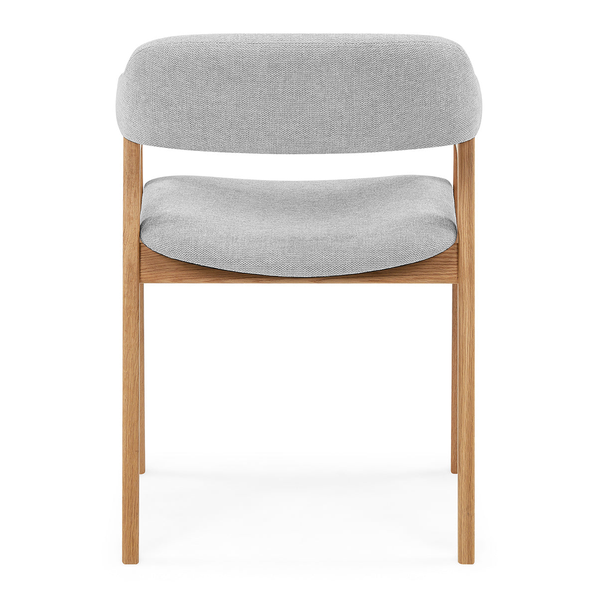 Chaise de salle à manger en tissu Santino