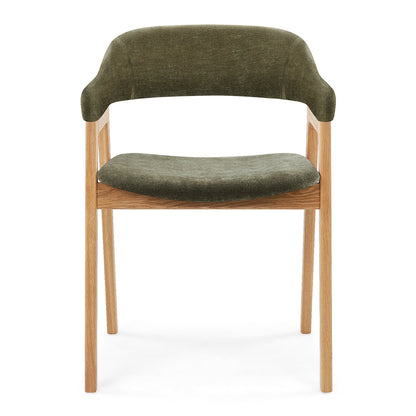 Chaise de salle à manger en tissu Santino