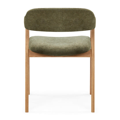 Chaise de salle à manger en tissu Santino