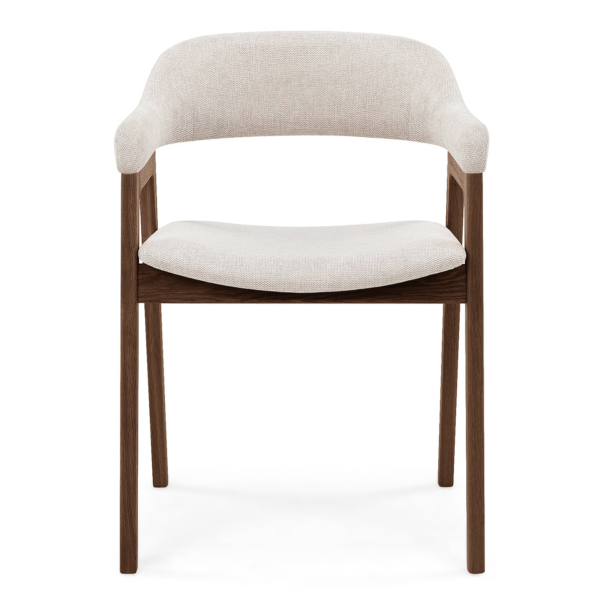 Chaise de salle à manger en tissu Santino