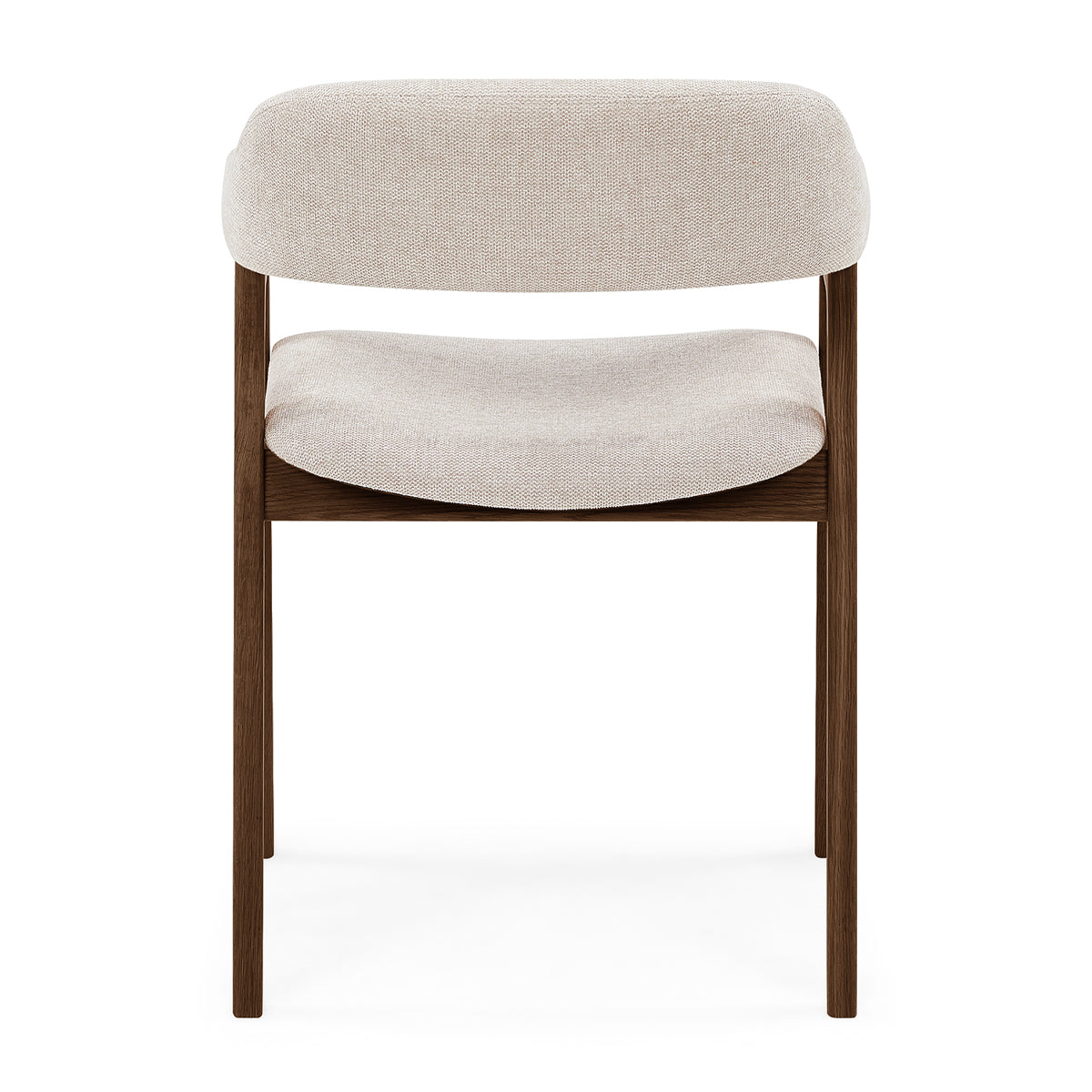 Chaise de salle à manger en tissu Santino