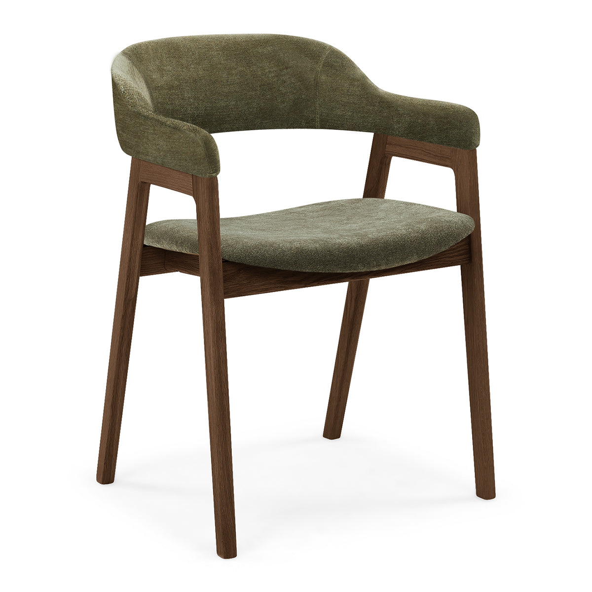 Chaise de salle à manger en tissu Santino