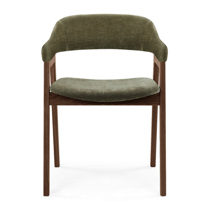 Chaise de salle à manger en tissu Santino