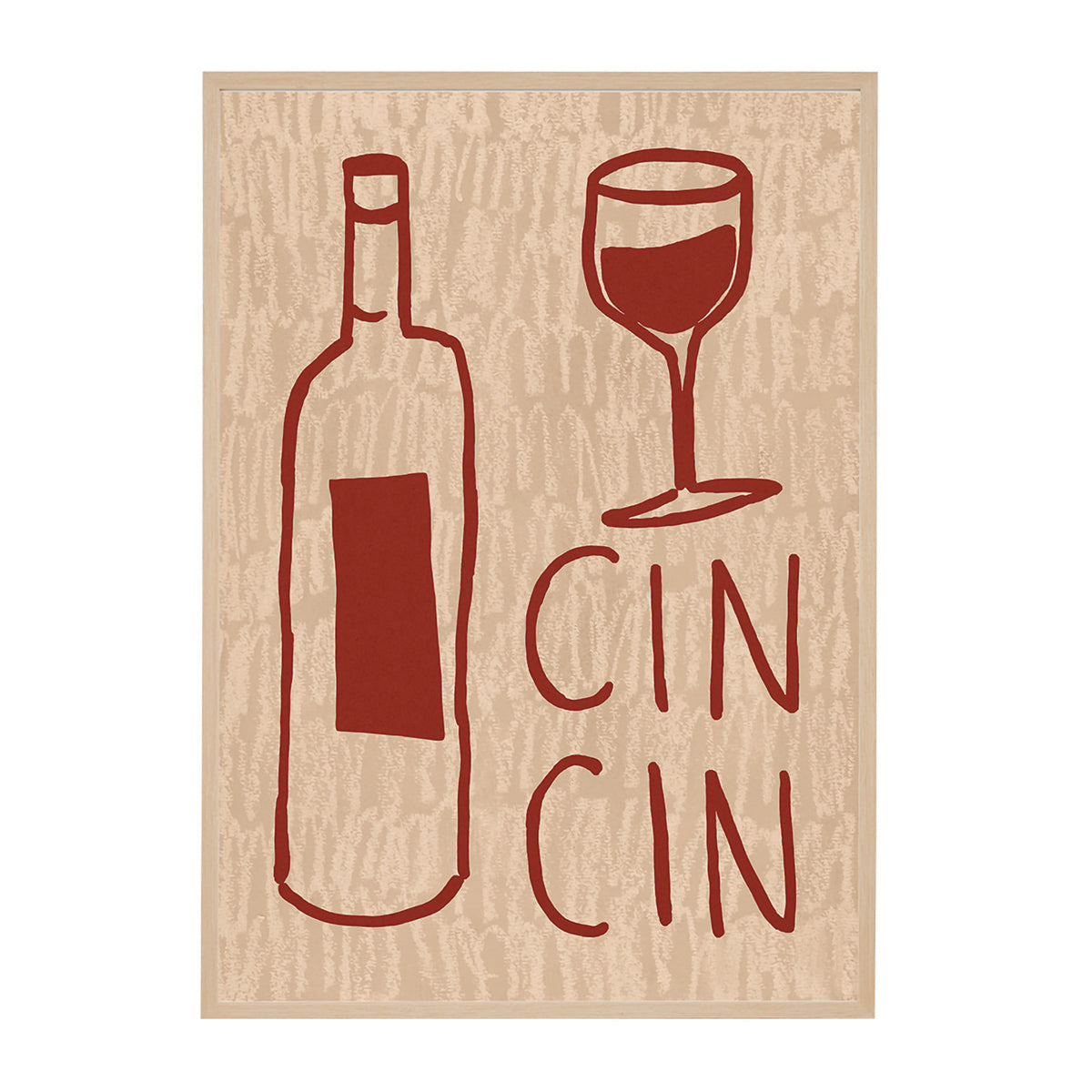 Life x MON Cin Cin Print