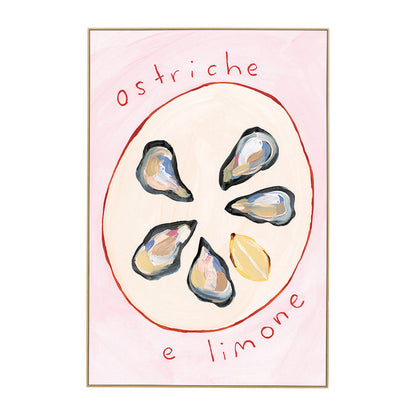 Huîtres Life x MON avec imprimé citron