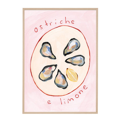 Huîtres Life x MON avec imprimé citron