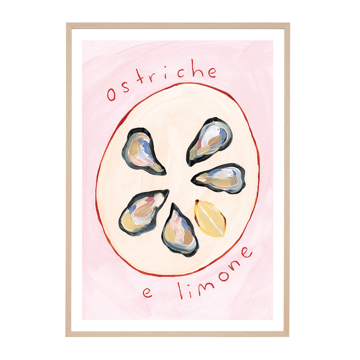 Huîtres Life x MON avec imprimé citron