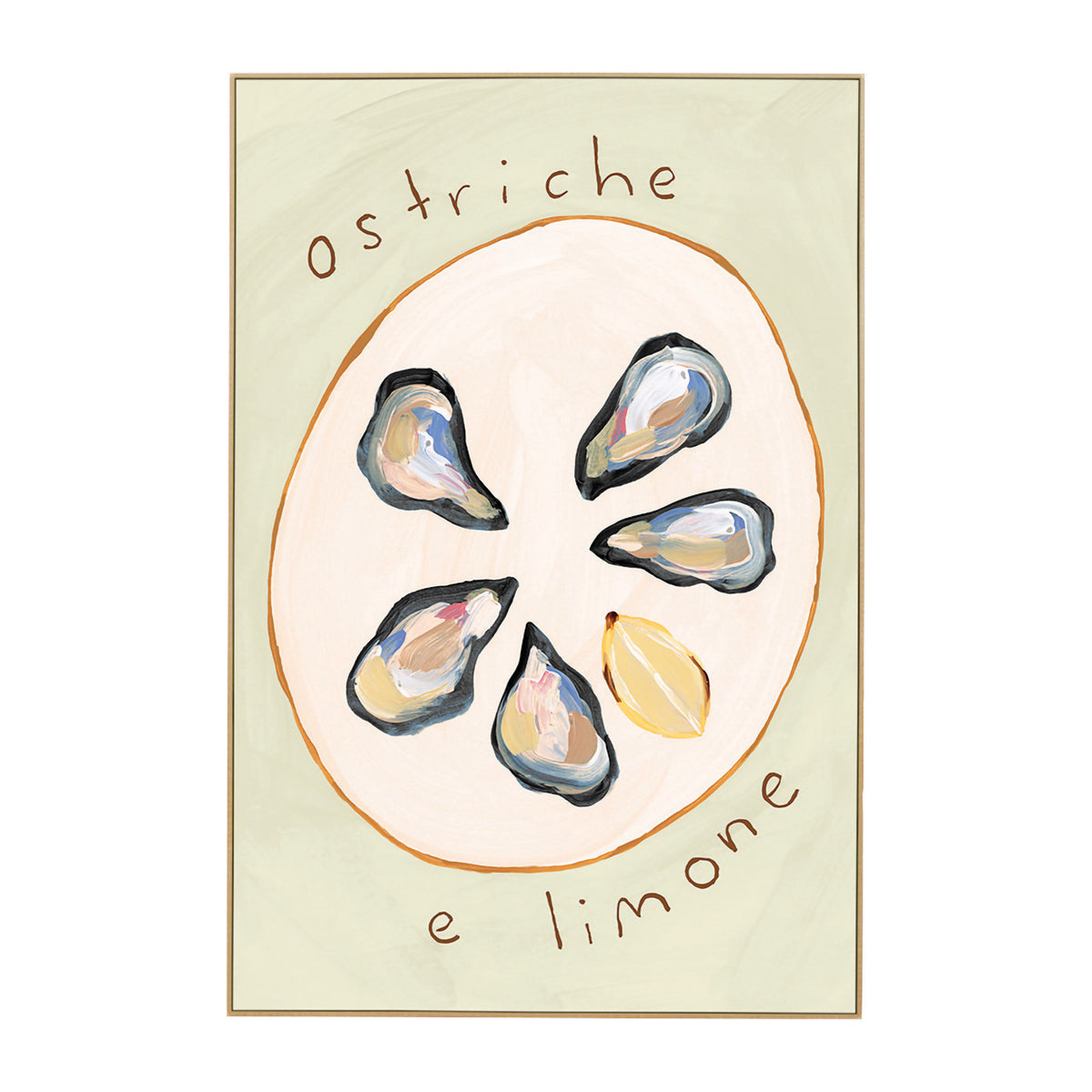 Huîtres Life x MON avec imprimé citron