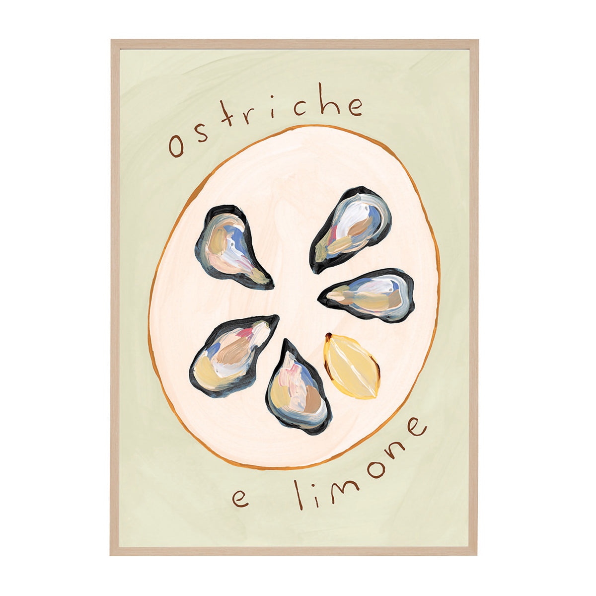 Huîtres Life x MON avec imprimé citron