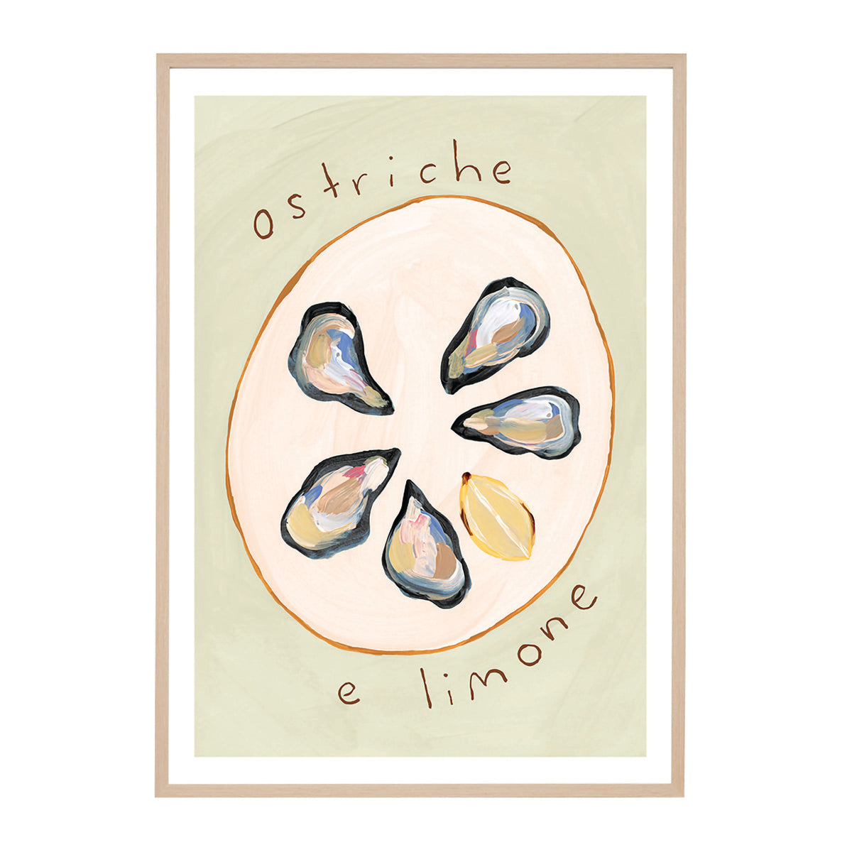 Huîtres Life x MON avec imprimé citron