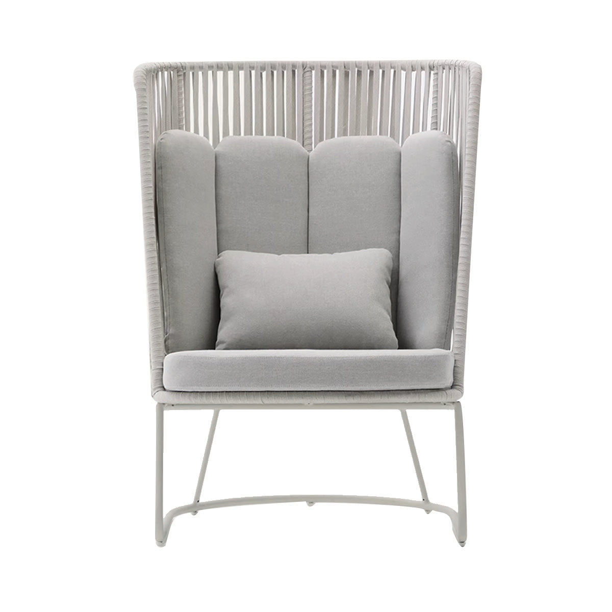 Fauteuil d'extérieur à dossier haut Saconca