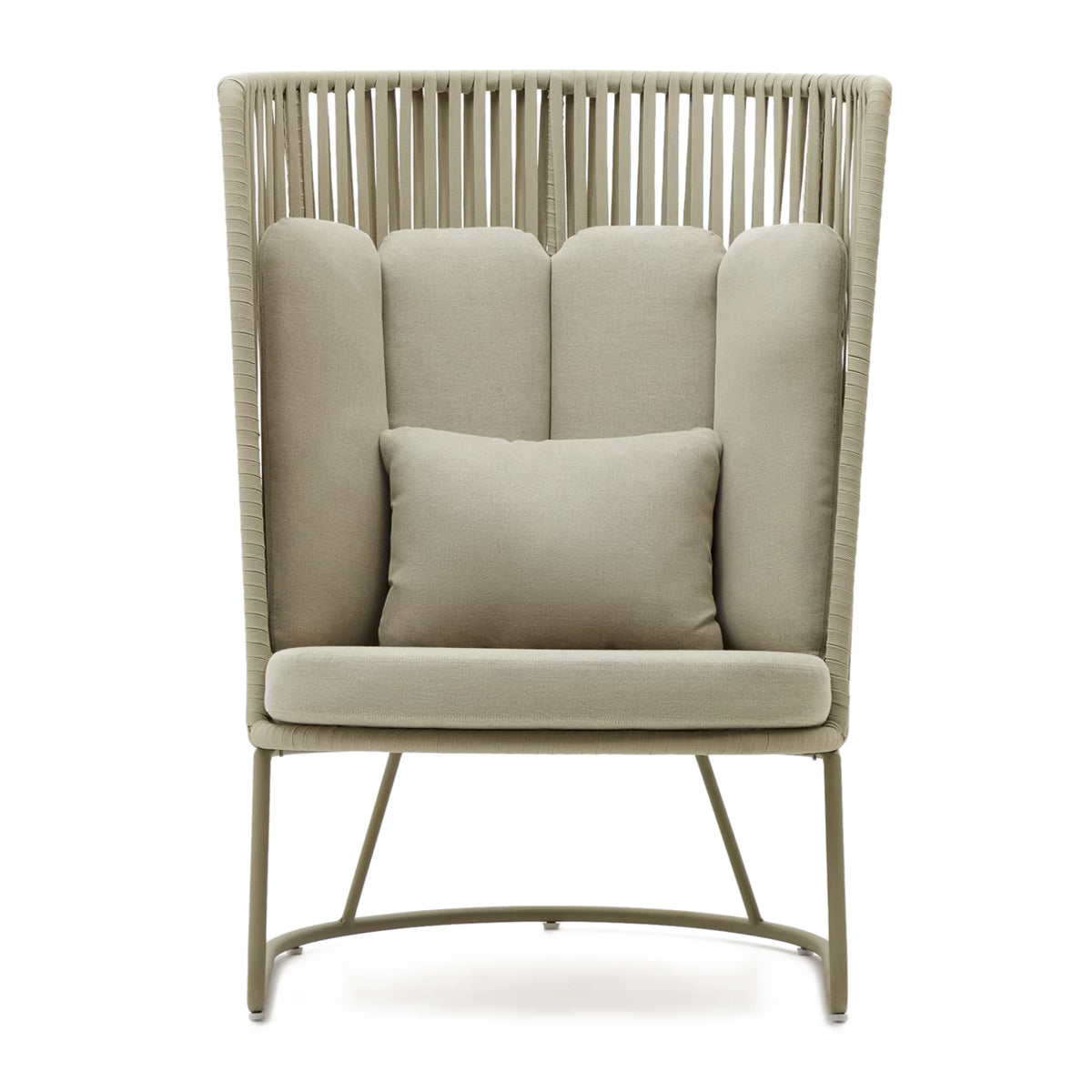 Fauteuil d'extérieur à dossier haut Saconca