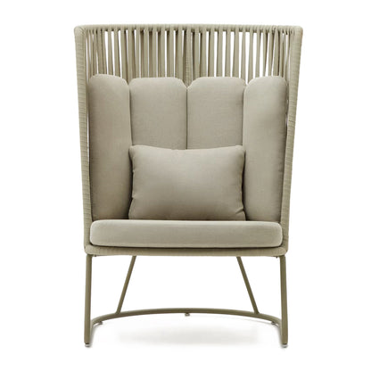 Fauteuil d'extérieur à dossier haut Saconca