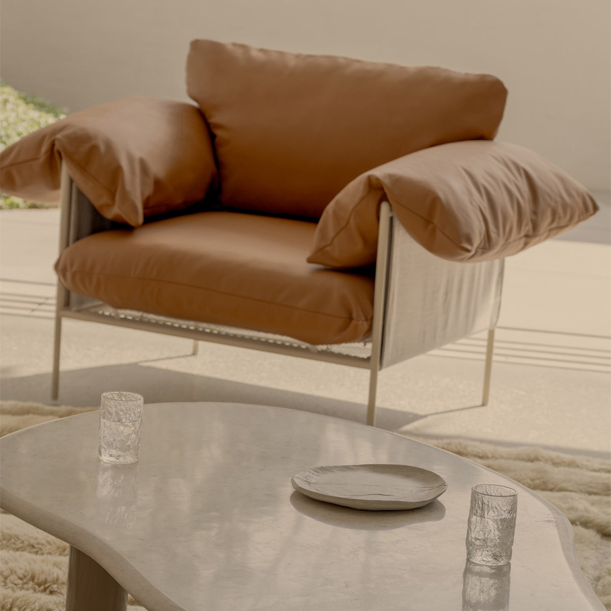 Fauteuil Alva Nougat Frame