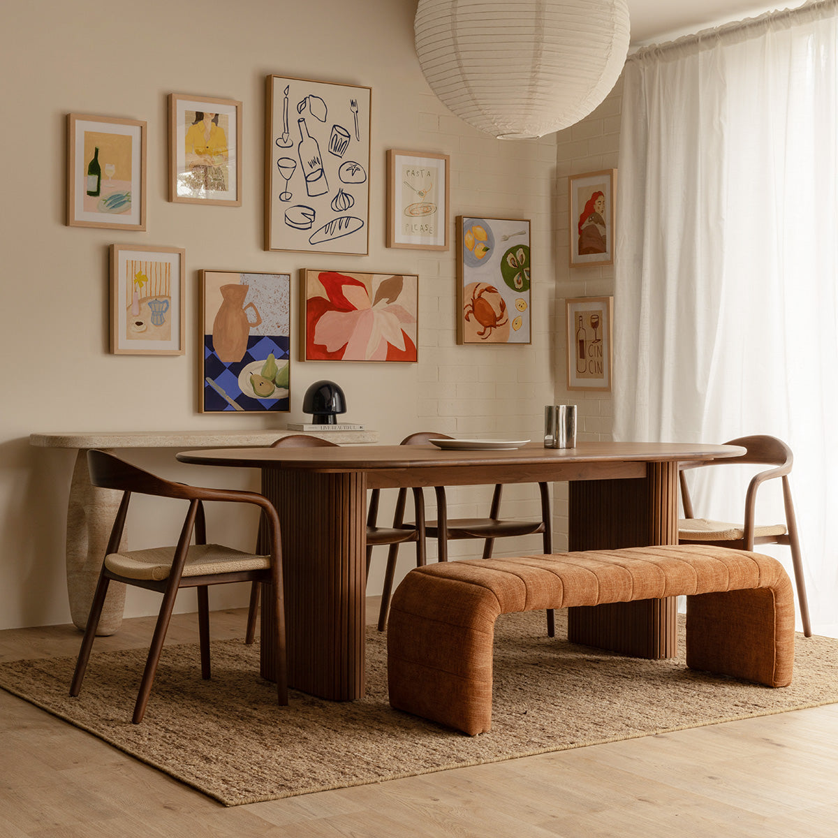 Impression de table moderne Life x MON