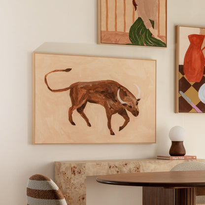 Impression artistique Life x MON Charging Bull