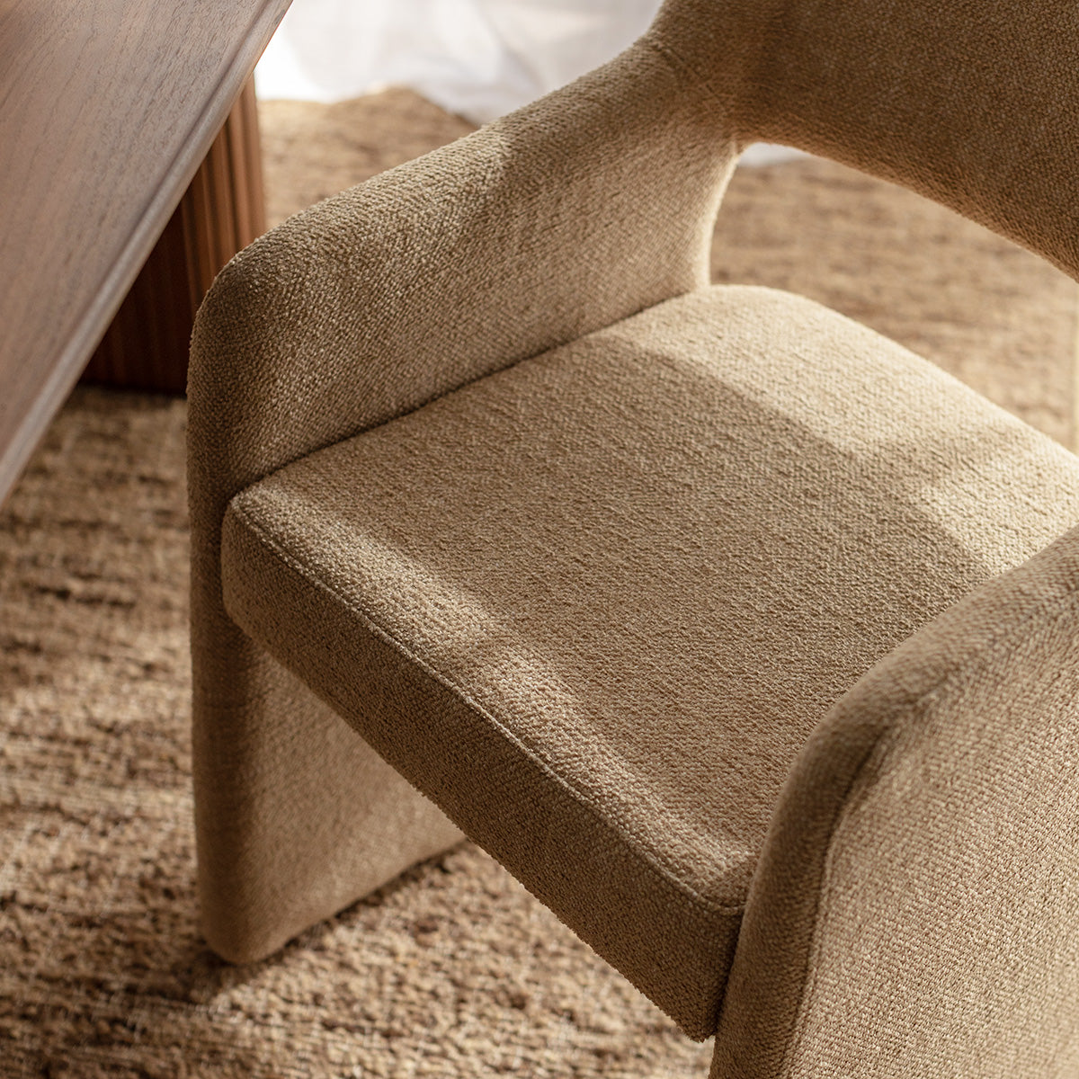 Chaise de salle à manger en tissu Amelia