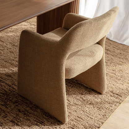 Chaise de salle à manger en tissu Amelia