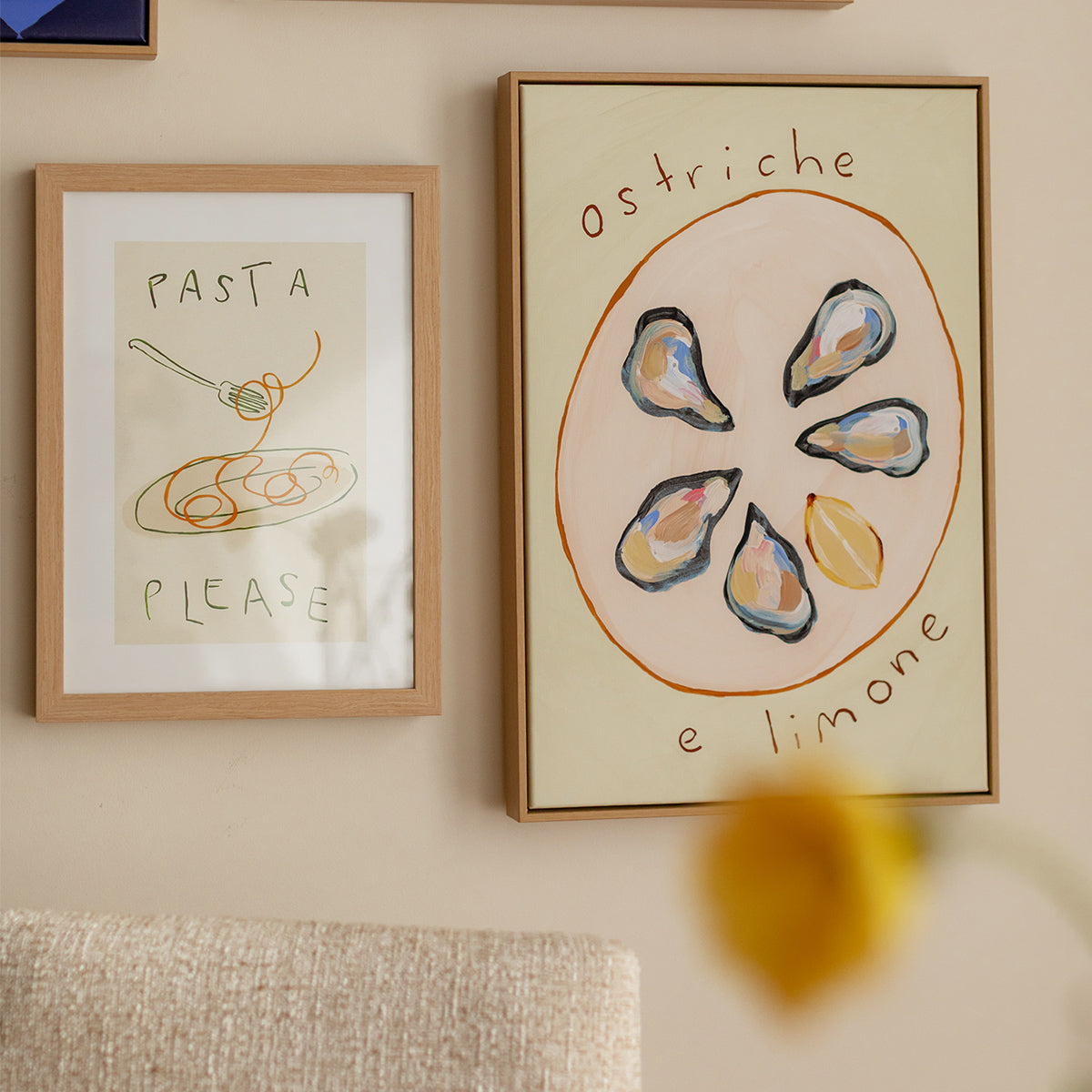 Huîtres Life x MON avec imprimé citron