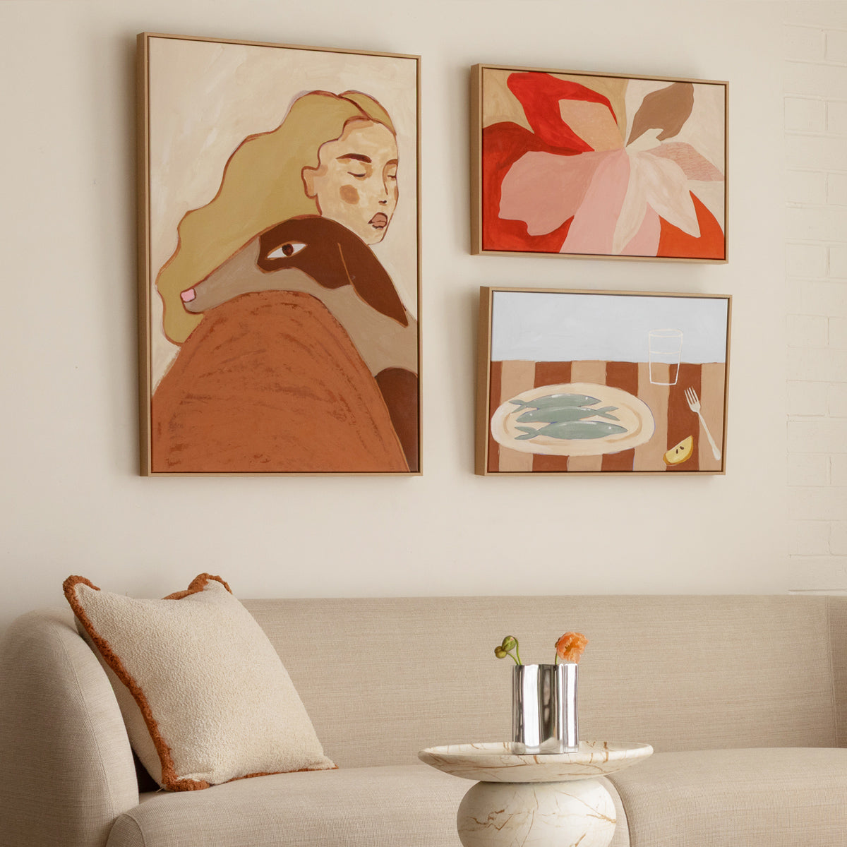 Imprimé pétales vifs Life x MON