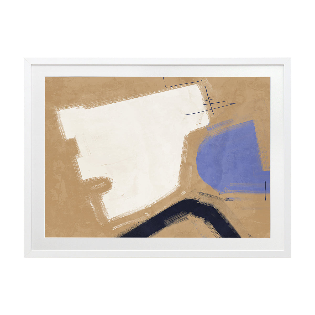 Impression d'art de paysage ouvert d'esprit