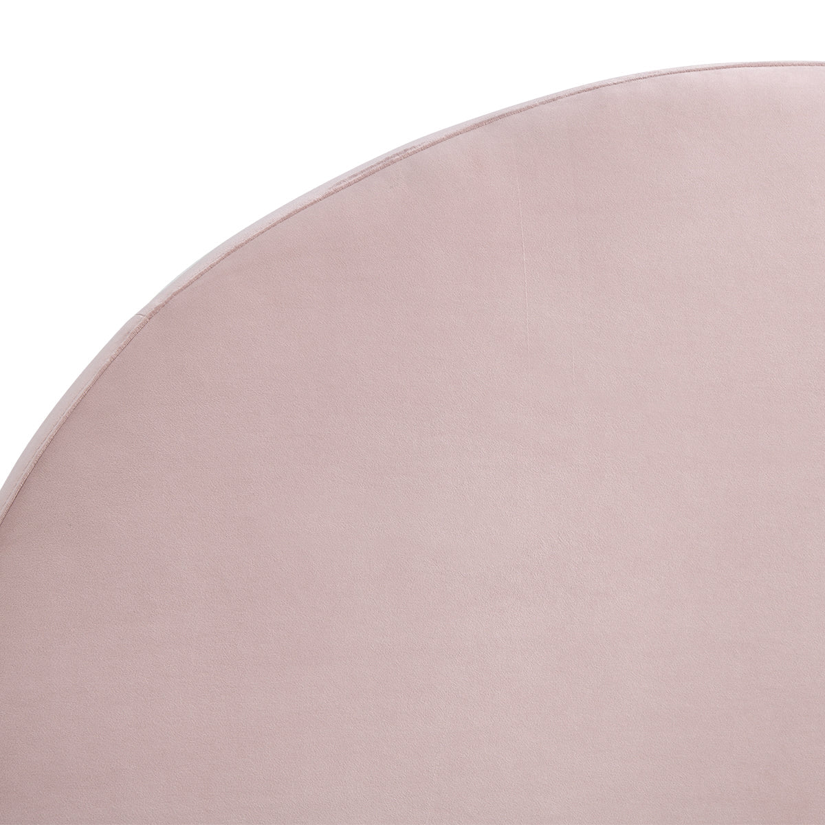 Lit double en velours Archie (Blush)