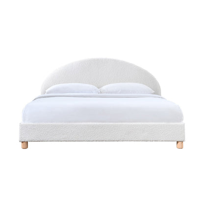 Lit King Archie Boucle (blanc)