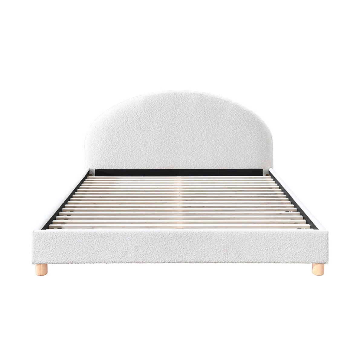 Lit King Archie Boucle (blanc)