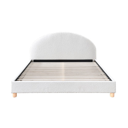 Lit King Archie Boucle (blanc)