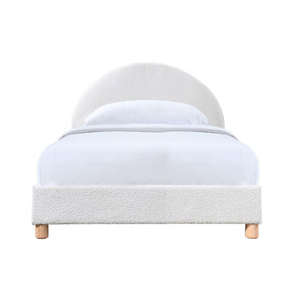 Lit simple Archie Boucle King (blanc)