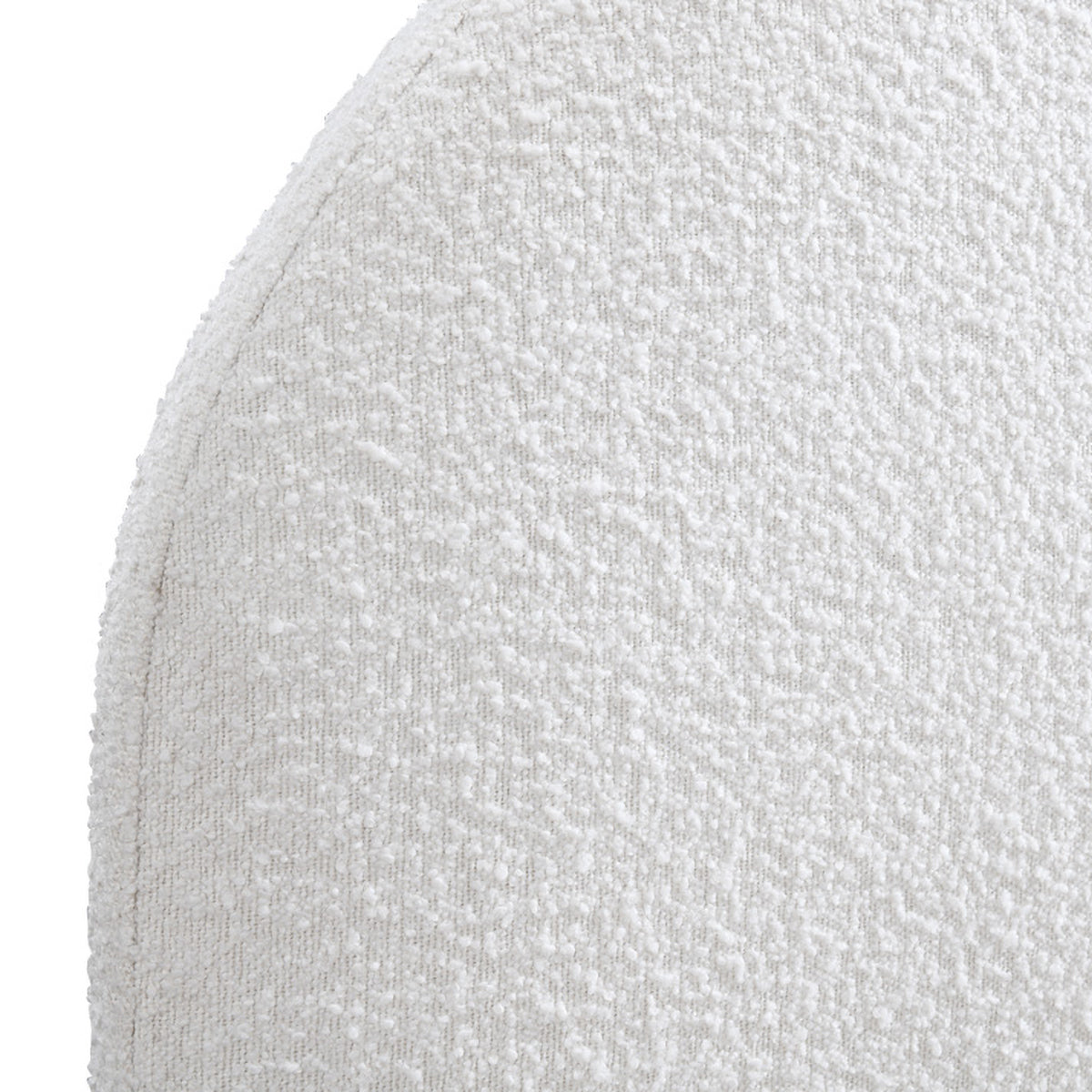 Lit simple Archie Boucle King (blanc)