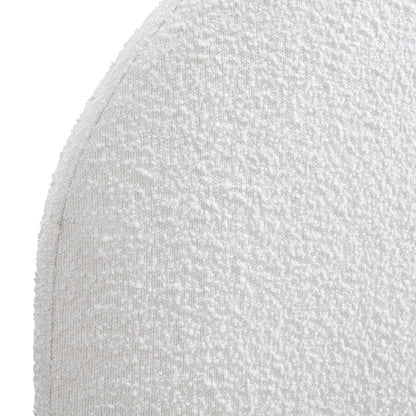 Lit simple Archie Boucle King (blanc)