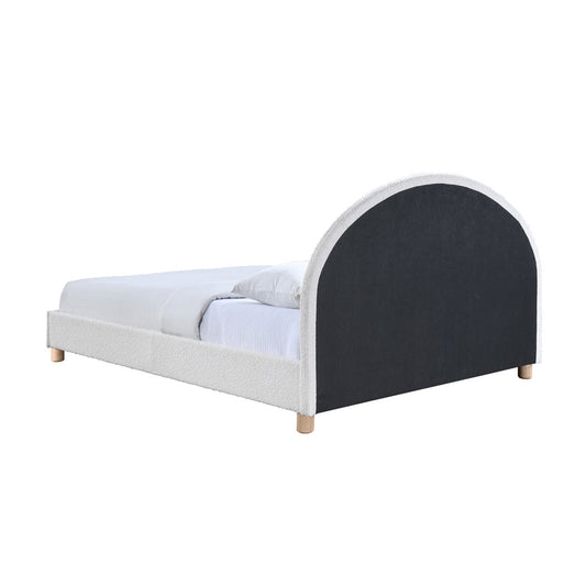 Lit Queen Archie Boucle (blanc)