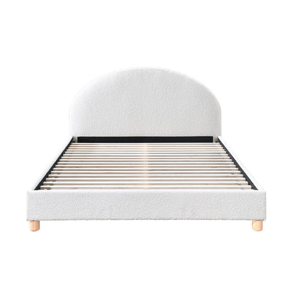 Lit Queen Archie Boucle (blanc)