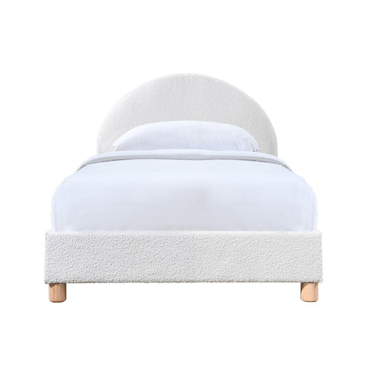 Lit simple Archie Boucle (blanc)