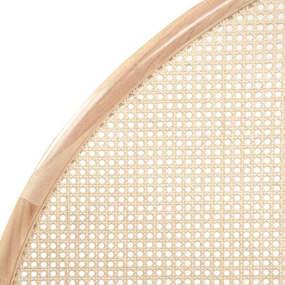 Lit double en rotin Avery Arch (naturel)