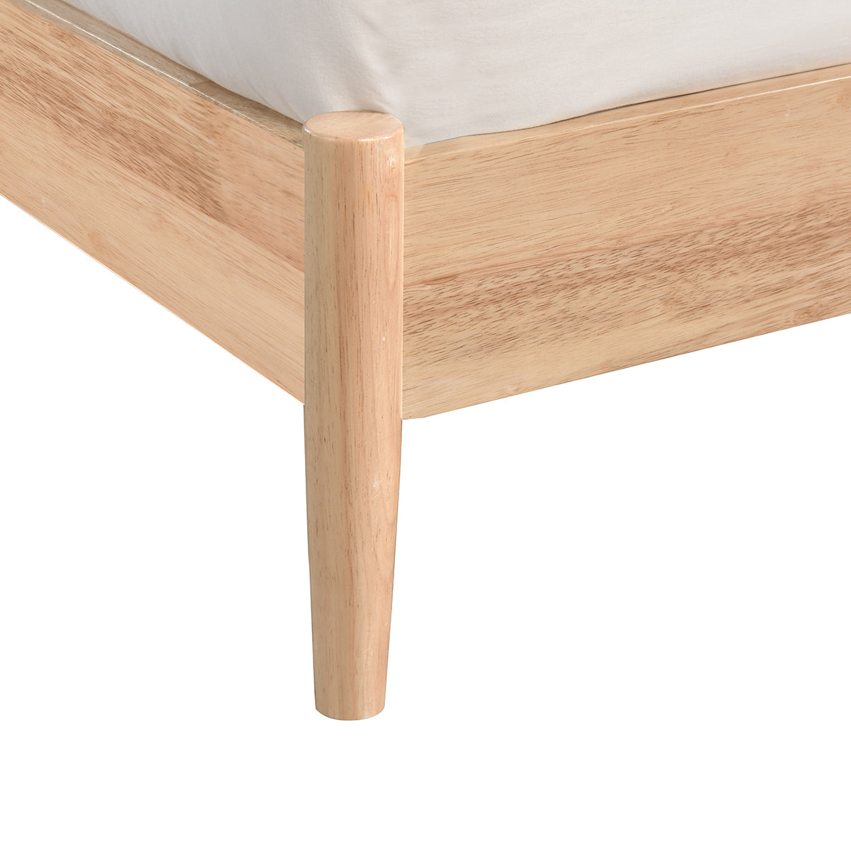 Lit king size en rotin Avery Arch (chêne)