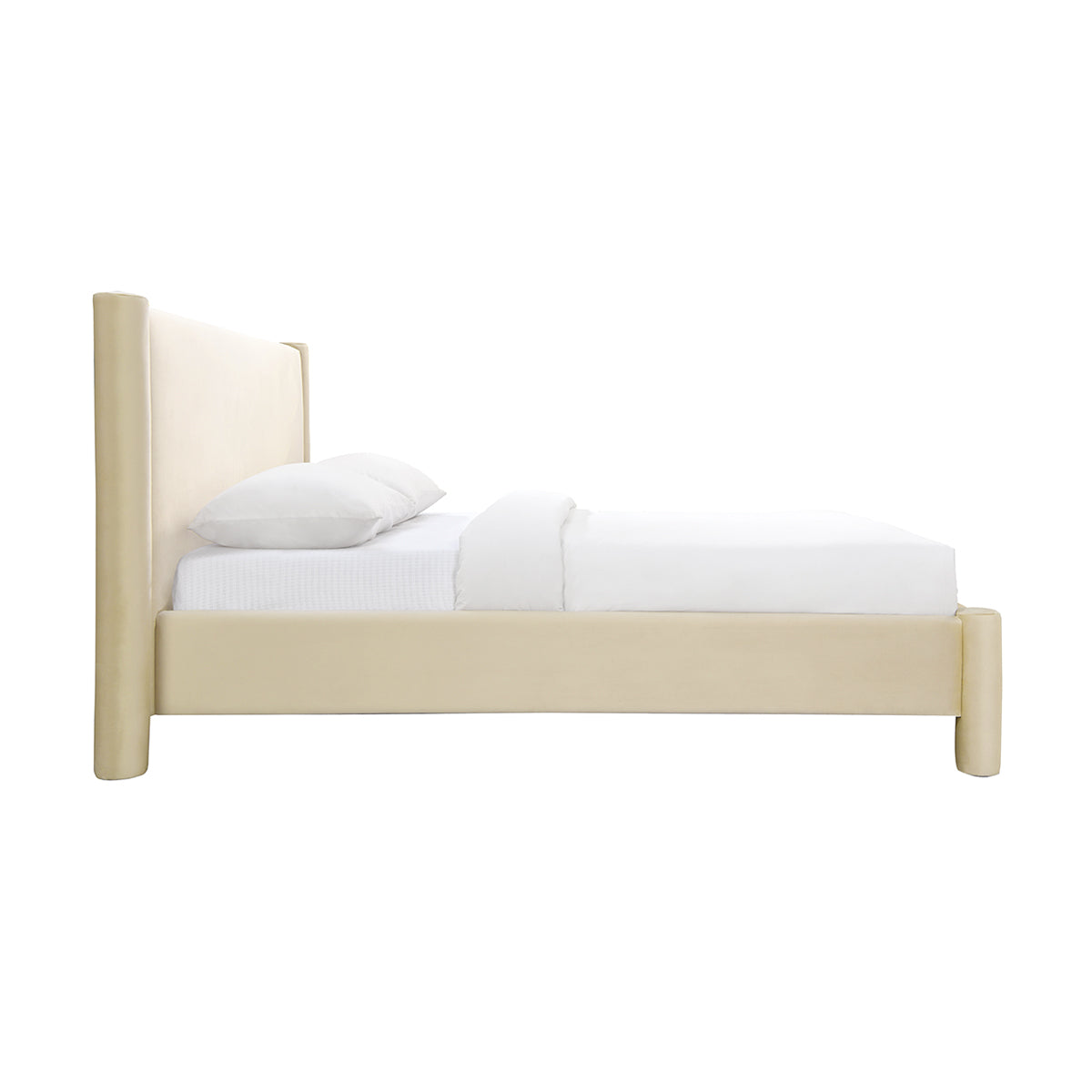 Lit King Size Estelle Velvet (Velours Désert)