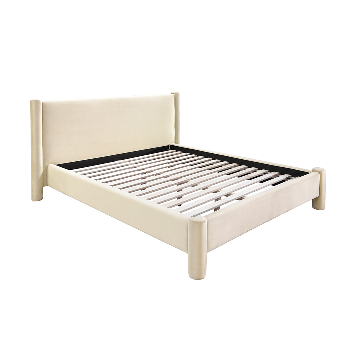 Lit King Size Estelle Velvet (Velours Désert)