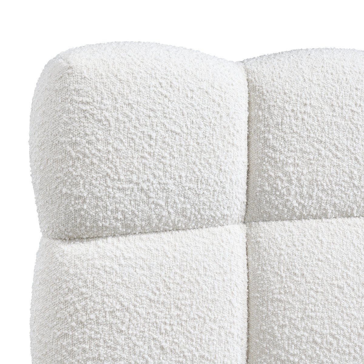 Lit Queen Stella Boucle (crème)