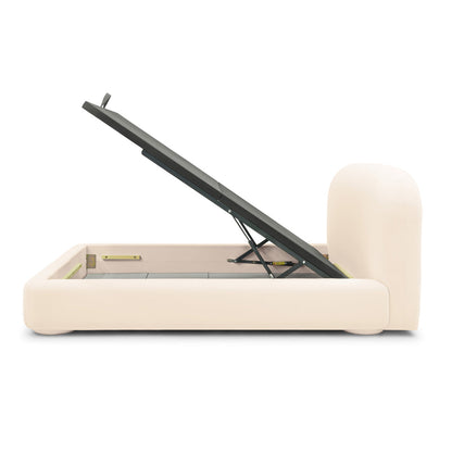 Lit Queen avec rangement Lull