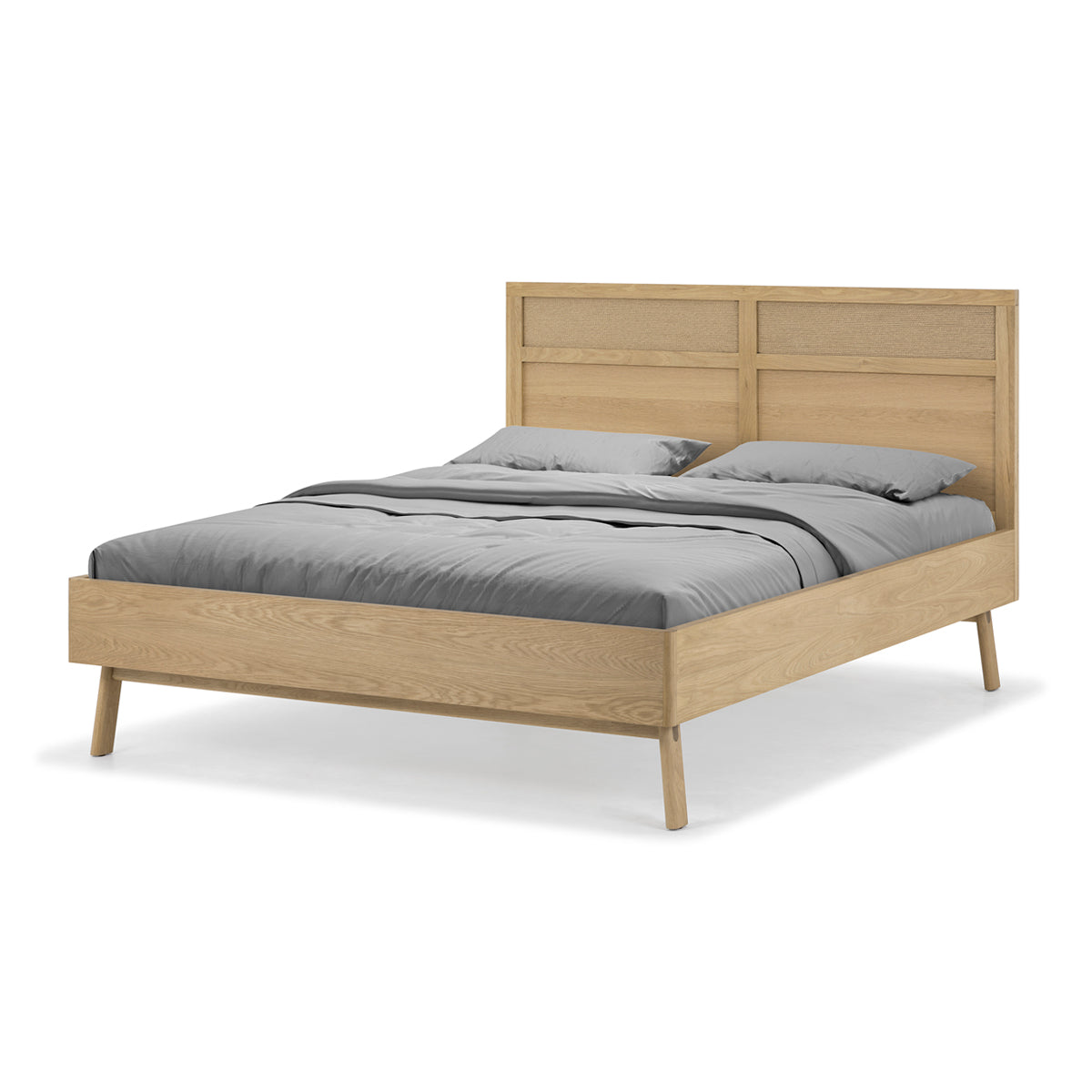 Lit Queen Size Arigato Timber (chêne)