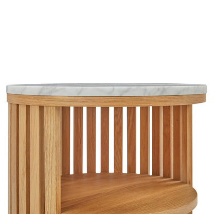 Table de chevet en marbre d'Atlanta