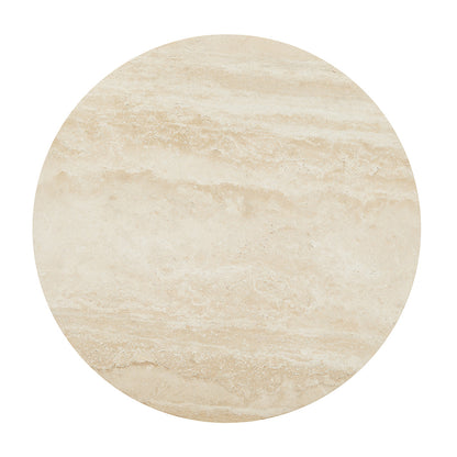 Table de chevet en travertin d'Atlanta