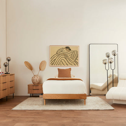 Cadre de lit simple Marlo King