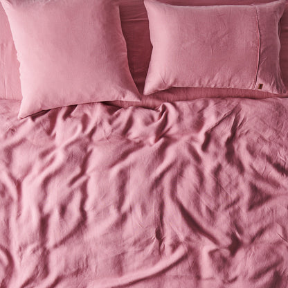 Housse de couette en lin Pivoine