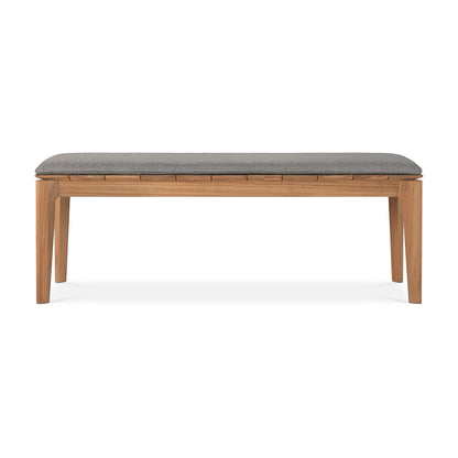 Banc d'extérieur 2 places en tissu Bok (teck, moka)