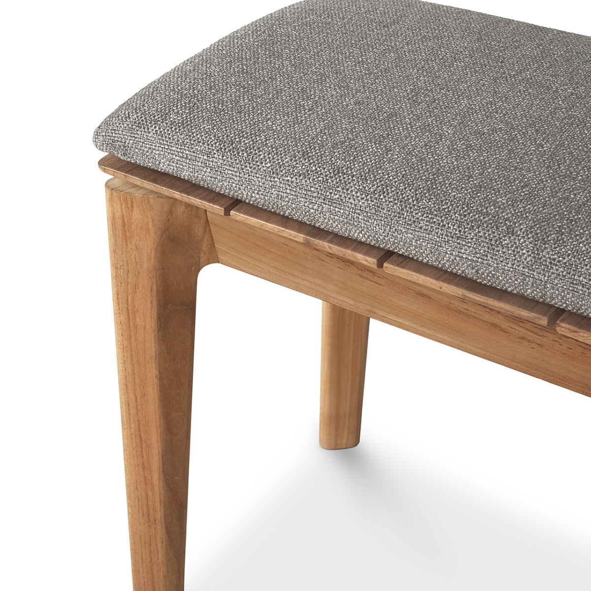 Banc d'extérieur 2 places en tissu Bok (teck, moka)