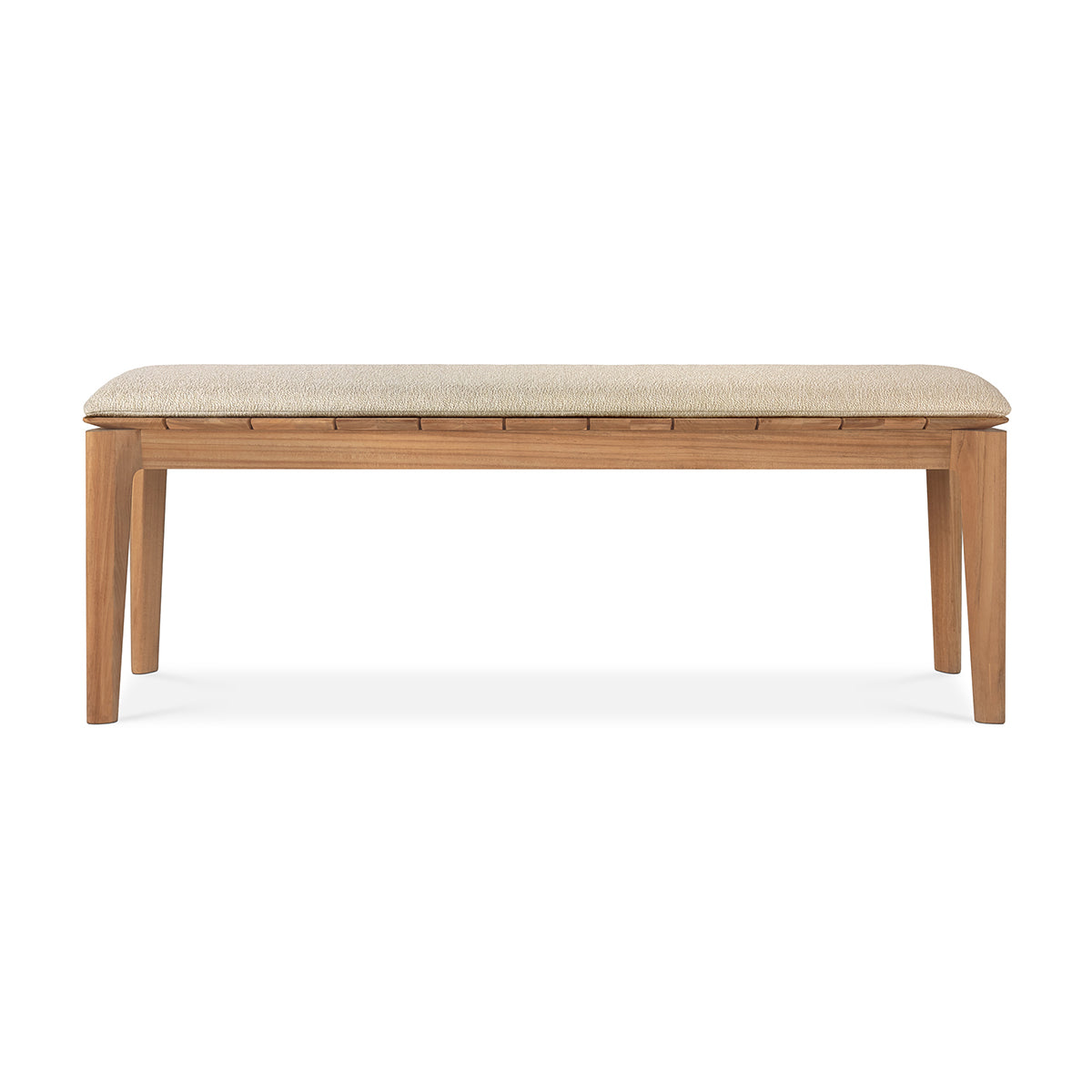Banc d'extérieur 2 places en tissu Bok (teck, naturel)